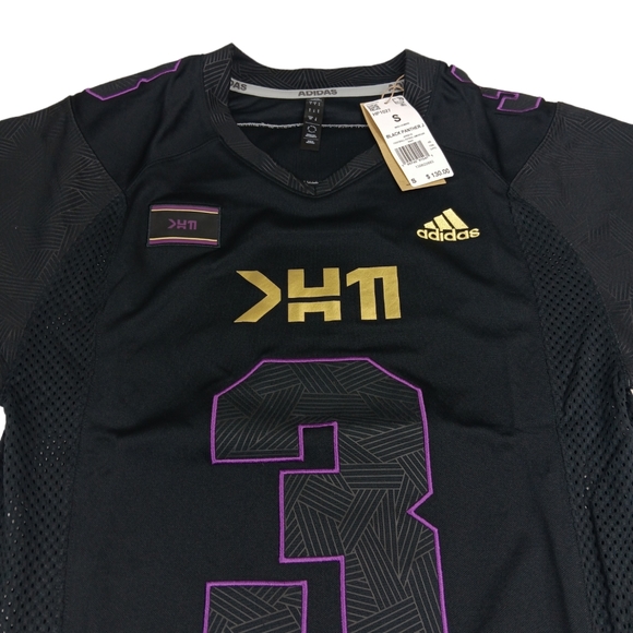 Adidas x Marvel Black Panther Football Jersey - Picture 3 of 6